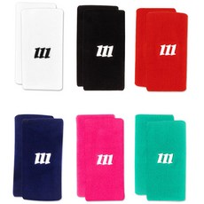 모리모토 WRISTBAND 2PK 6인치 손목밴드, 핑크