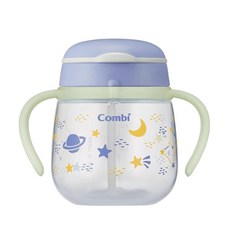 COMBI 콤비 라쿠머그 빛나는 새지 않는 빨대 240N 우주, 1개