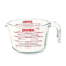 파이렉스 내열강화유리 계량컵, 투명, 1L, 3개
