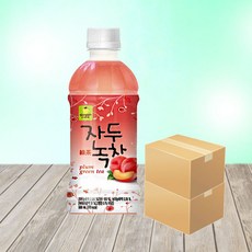 웰그린 스위츠 자두녹차 340ml x 40개/아이스티 홍차, 380ml, 40개