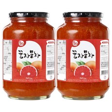초록원 꿈터 꿀자몽차 2kg+2kg, 2개입, 1세트, 2kg