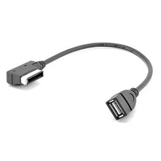 CY 2014 Media in MDI Flash Drive USB AUX Adapter Cable for VW Audi A4 A6 Q5 Q7, aux cable for VW Audi usb type