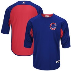 [세일] 마제스틱 시카고 컵스 어센틱 컬렉션 온필드 7부 배팅저지/ Majestic Chicago Cubs Batting Jersey