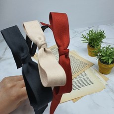리본 무지 러블리 기은세 헤어밴드 머리띠
