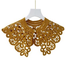 니트진주케이프레이어드카라