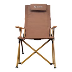 캠민 각도조절 캠핑 폴딩 경량 접이식 감성 롱 릴렉스 우드 체어 의자 휴대용, 브라운(의자+베개), 1세트
