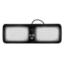 트럭 자동차용 선바이저 선쉴드 램프 바 스트로브 라이트 12 가지 모드 비상 플래시 경고주의 86 LED, 3) White, 1개