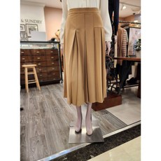 BCBG [올앤선드리] 에센 플리츠SK - A3F8S211 73 [D/BEIGE]