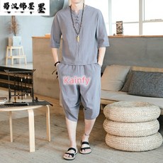 남자린넨상하셋트