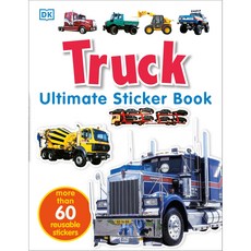 [원서] paperback Book Ultimate Sticker Book: Truck: Over 60 페이퍼백 책 궁극의 스티커 책: 트럭: 60개 이상의 재사용 가능한 풀