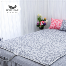 플라워 온수 매트커버, 키엘_그레이