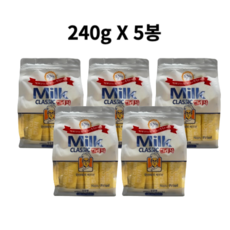 밀크 클래식 쌀과자, 5개, 240g