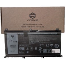 JIAZIJIA 357F9 Dell Inspiron 7557 7559 7566 7567 5576 5577 시리즈 노트북 00GFJ6 0GFJ6 검정 11.1V 7, 단일상품
