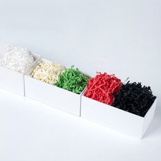 star starred 잔주름 컷 종이 조각 완충재(Crinkle Cut Paper Shred) 박스 압축 패키지 500g, 1개, 5컬러 믹스(A 타입)