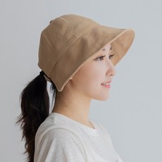 엠투디 여성 와이어 린넨 벙거지모자 버킷햇