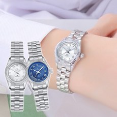 애드크로스 탠디 다이아몬드 여성 다이아 메탈 브랜드 시계 TS-303 WH BL 화이트 블루