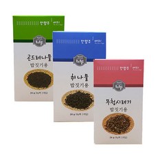 나물밥 건강식 밥짓기 곤드레나물 취나물 무청시래, 상세페이지 참조