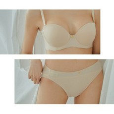 댑 [착한가격!!~오프숄더 코디에 필수템!!!~반컵 누디브라11000원 햄팬티4800원 매일매일 입고싶은 데일리 속옷 스킨 블랙]2001부평점