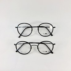 동그리 안경 남자 여자 안경테 블랙 솔텍스 AIROCK 2031 51