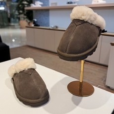 MARY MENS 남성 소가죽 양털 슬리퍼 브라운 K814311PD-M 3CM 1008960