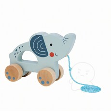 애기 걸음마원목 코끼리 끌기장난감 걷기연습 놀잇감, 1개