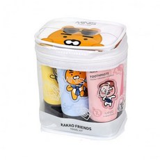 콤팩트 샴푸 치약 세트 칫솔 톡여행용 카카오프렌즈 5종 A7 !Lzus, 1개