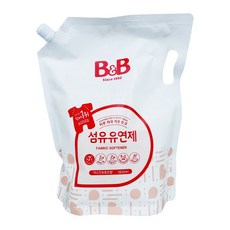 비앤비 아기 섬유유연제 자스민로즈향 1800ml (리필), 1.8L, 1개