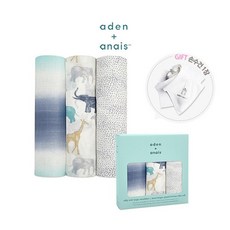 [아덴아나이스] 뱀부 속싸개 신생아이불 익스페디션 3pk