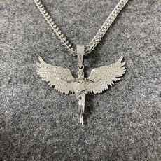 랩다이아몬드5부목걸이