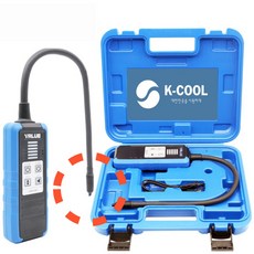 냉매누설탐지기 밸류 VML-1 에어컨 가스 냉매 누출 감지기 냉동기 프레온가스 측정기 K-COOL, 1set