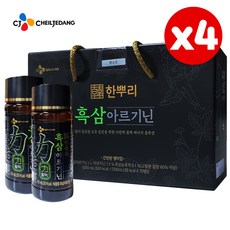 한뿌리 흑삼 아르기닌 100mL 40병(안전포장)활력 에너지 드링크 흑삼대보 리뉴얼