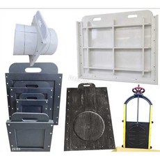 물꼬조절기 배수 조절기 개량 수문 배관 게이트 밸브, 1개, DN400PVC 게이트
