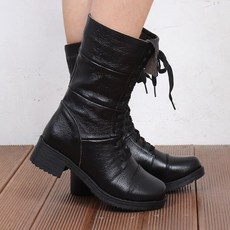 레이스업워커소가죽