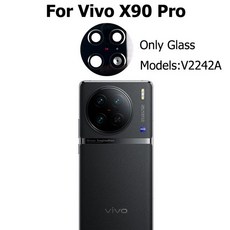 Vivo X90 Pro 후면 카메라 유리 렌즈 접착 스티커 포함 보호대 교체 부품, [08] X90 Pro 1PCS, 한개옵션1