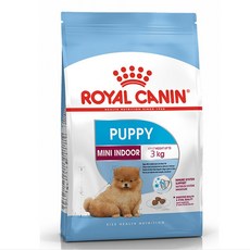  로얄캐닌 미니 인도어 퍼피 3kg 말티푸 포메라니안 소형견 사료, 본상품선택 