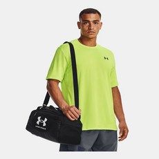 [백화점 정품] 25SS 언더아머 Under Armour 1376454-001 블랙 가방 UA 언디나이어블 5.0 XXS 더플 백 운동 여행 - 18리터, 1개
