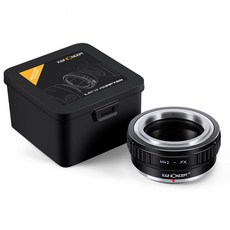 KnF M42-FX 렌즈 어댑터 M42 마운트 렌즈 - 후지 X 바디 (뒤캡옵션) M42 Lens to Fuji X adapter (FX cap option), M42-FX 어댑터, 1개