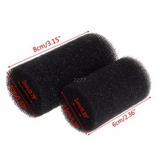 필터 입구 탱크 수족관 커버 연못 5 블랙 MAY29 폼 개 물고기 드랍쉬핑 보호기 스폰지, Black, L, 1개