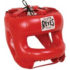 Cleto Reyes 내부에 둥근 나일론 페이스 바 넓은 공간이있는 헤드 기어 재 설계-빨간색, 단일옵션