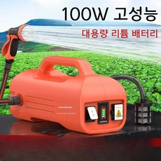 양수기 농업용 펌프 엔진 윌로펌프 물펌프 농업용양수기 무선 물 워터펌프 4행정 농공업용 1마력, 6000mah 펌프 + 5m 튜브, 1세트