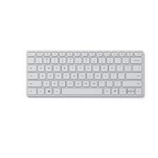 Microsoft 코리아 블루투스 컴팩트 키보드, 라이트그레이, 21Y-00058,