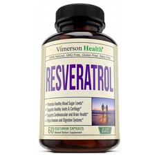 비머슨 헬스 Vimerson Health Resveratrol 레스베라트롤 60캡슐, 1개, 60정