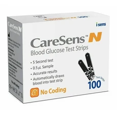 CareSens N Blood Glucose 100 TEST STRIPS LONG EXPIRY- ( 100% genuine Product)
