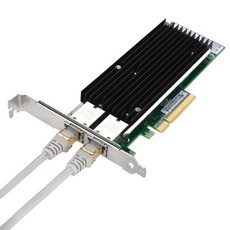 NEXT-540CP-10G 인텔10G 듀얼 RJ-45 서버용 랜카드무소음 방열판