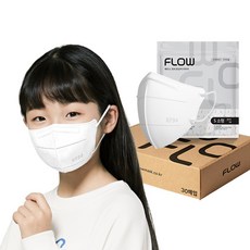 플로우 이지핏 KF94 새부리형 마스크 소형 30매, 1개, 화이트