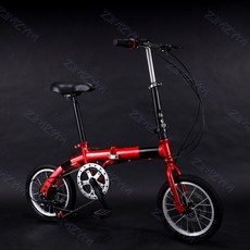 어른용 세발자전거 성인 3발 노인 성인 학생위한 초경량 자전거 단일가변 속도 휴대용 미니 미끄럼 방지, 06 Variable Speed