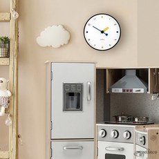 [TimeDeco] 거실 아이방 주방 인테리어 컬러 라운드 원형 하모니 무소음 벽시계