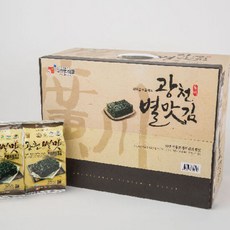 별식품 광천별맛김 재래식탁김 24봉, 단품