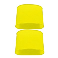 1쌍 신패드 홀더 실리콘 발목 보호대 축구 신가드 스포츠용 스트랩, 노란 색, Small size diameter, 1개