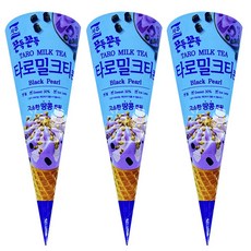 쿨시쿨 아이스크림콘컵 타로밀크티 콘 1박스, 1개, 150ml